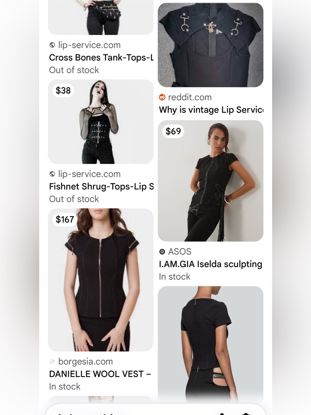 #3229**”17x20” Vintage Black Short Sleeve Zip-Accent Crop Top - Picture 5 of 17